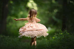 Ballerina Dancer Little Girl Photography Wallpaper