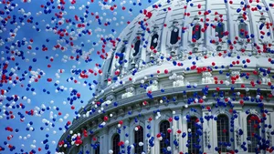 Balloons In United States Capitol Wallpaper