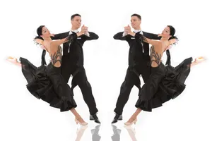 Ballroom Dancing Couple Dance Pose Wallpaper