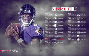 Baltimore Ravens 2019 Game Schedule Wallpaper