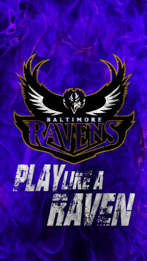 Baltimore Ravens Purple Smoke Iphone Wallpaper