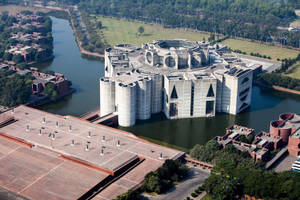 Bangladesh National Parliament In Dhaka Wallpaper
