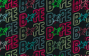 Bape Neon Signs Wallpaper