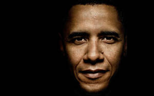 Barack Obama Close-up Portrait Wallpaper