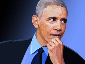 Barack Obama Graphic Illustration Wallpaper