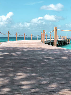 Barbados Bridge On Sea Wallpaper