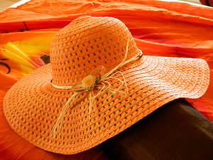 Barbados Orange Hat Wallpaper