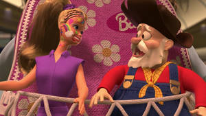 Barbie And Stinky Pete Toy Story 2 Wallpaper