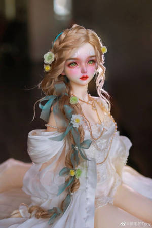 Barbie Doll Mermaid Side Braid Wallpaper