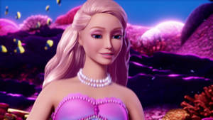 Barbie Mermaid Smiling Wallpaper