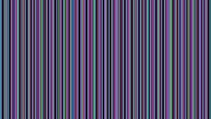 Barcode-like Rainbow Stripes Design Wallpaper