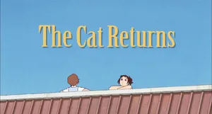 Baron Humbert Von Gikkingen, A Dapper Cat In A Suit, In A Scene From The Cat Returns Animated Movie. Wallpaper