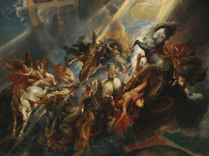 Baroque_ Battle_ Scene_ Painting Wallpaper