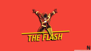 Barry Allen Dons The Iconic Costume Of The Flash Capable Of Surpassing The Speed Of Light Wallpaper