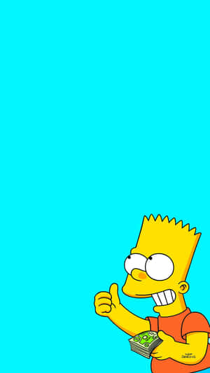 Bart Simpson - Living The Aesthetic Dream Wallpaper