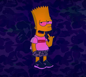 Bart Simpsons Supreme Shirt