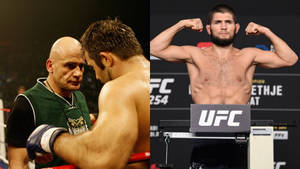 Bas Rutten And Khabib Nurmagomedov Wallpaper