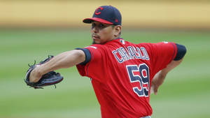 Baseball Pitcher Carlos Carrasco Wallpaper