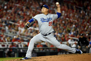 Baseball Player 99 Hyun Jin Ryu Wallpaper