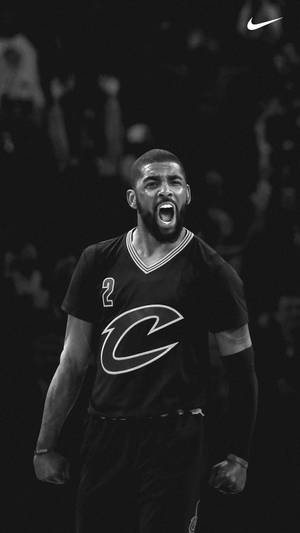 Basketball Iphone Kyrie In Greyscale Wallpaper