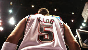 Basketball Legend Jason Kidd Wearing His Number 5 Jersey Wallpaper