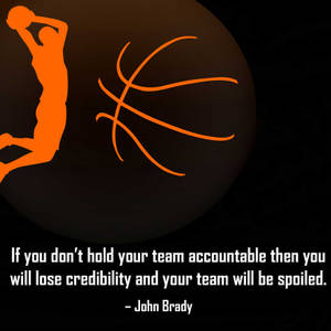 Basketball Motivation Holding Team Accountable Wallpaper