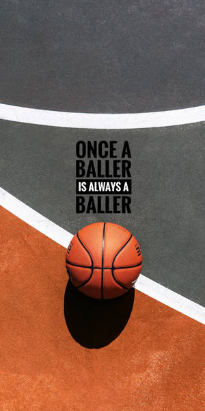 Basketball Motivation Once A Baller Wallpaper