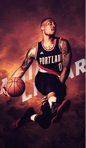 Basketball_ Player_ In_ Action_ Portland Wallpaper