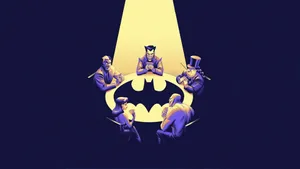 Batman Animated Spotlight Villain Desktop Wallpaper