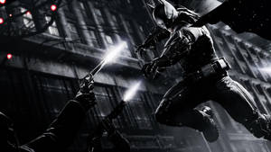 Batman Being Attacked By Guns In Arkham City 4k Wallpaper