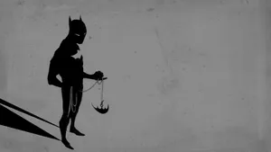 Batman Beyond Batman Silhouette Wallpaper