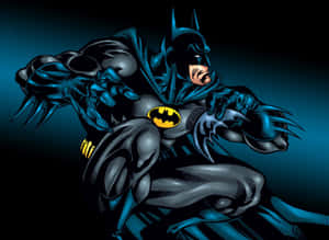 Batman Bravely Defending Gotham City Wallpaper