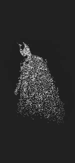 Batman Dark Knight Artwork Iphone X Wallpaper