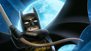 Batman In Action In The Lego Batman Movie Wallpaper