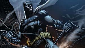 Batman Intervenes To Save Gotham City Wallpaper
