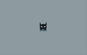 Batman Mask In Plain Color Wallpaper