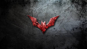 Batman Red Logo 4k Wallpaper