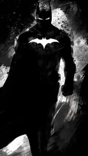 Batman Tablet Black And White Wallpaper