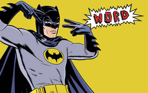 Batman Word Pop Art Wallpaper