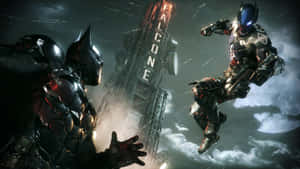 Batmanvs Arkham Knight Falcone Showdown Wallpaper