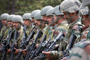 Battle Ready Indian Army Wallpaper