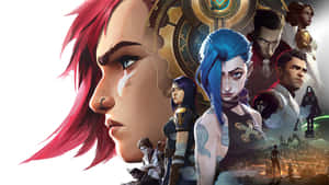 Battle The Champions Of League Of Legends In This Incredible Hd Gaming Experience Wallpaper