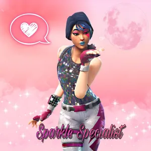 Battle Your Friends In Style With The Sparkle Specialist Outfit In Fortnite Battle Royale Wallpaper