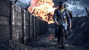 Battlefield Desktop Soldier In Trenches Wallpaper