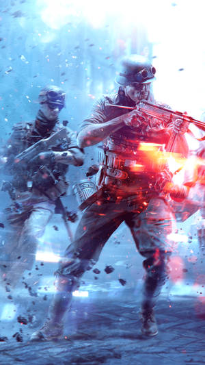 Battlefield V Iphone Game Soldiers Wallpaper