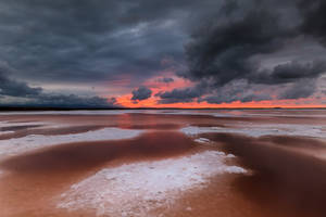 Beach High Resolution Clouds Wallpaper