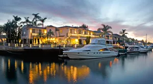 Beach House Yacht Wallpaper