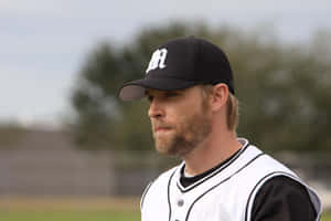 Bearded Man In A Baseball Cap Wallpaper