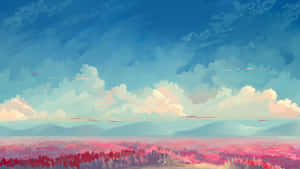 Beautiful Anime Scenery Painting Wallpaper