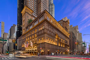 Beautiful Carnegie Hall Blue Sky Wallpaper